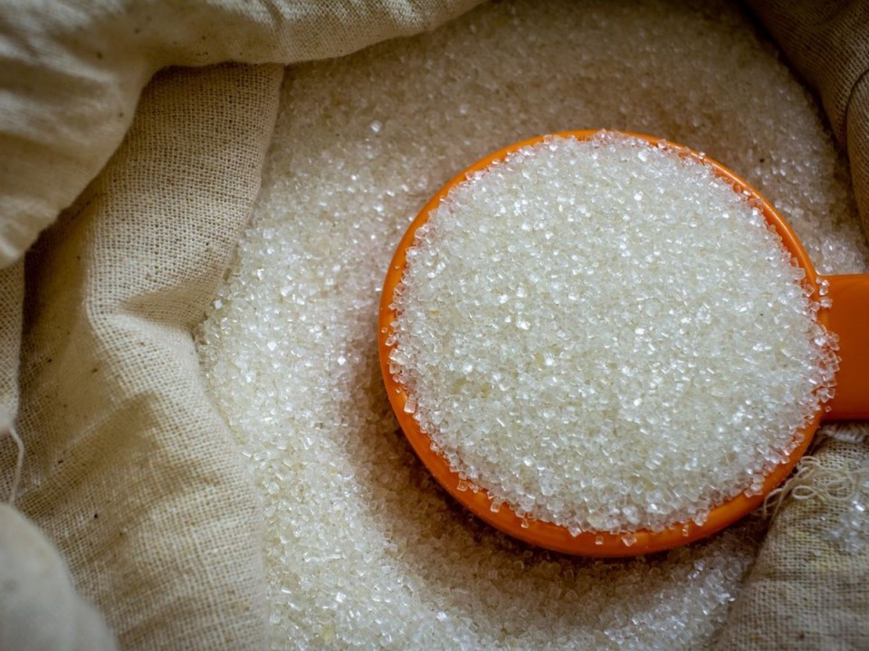 refined white sugar from Brazil