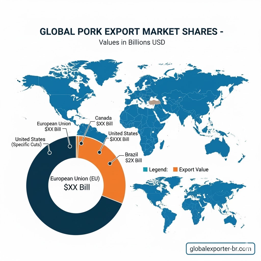 Top Pork Exporting Countries 2025