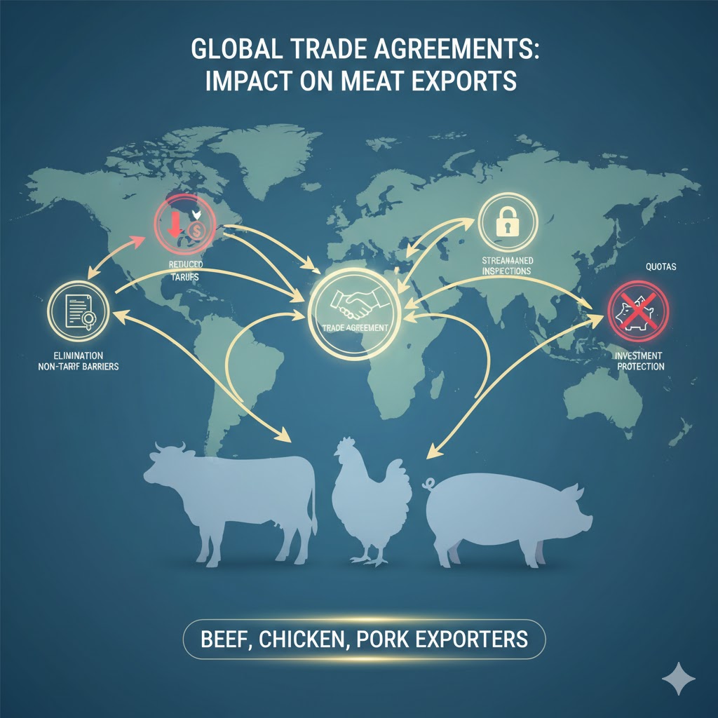 How Trade Agreements Impact Beef, Chicken, Pork Exporters