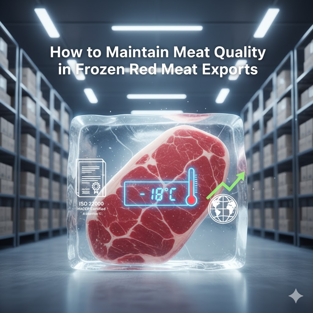 Maintain Meat Quality in Frozen Red Meat Exports