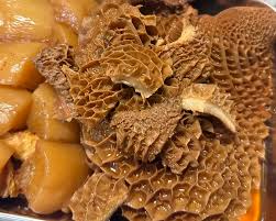 Premium Brazilian beef honeycomb tripe (Bucho Colmeia), bleached and frozen for international B2B export.