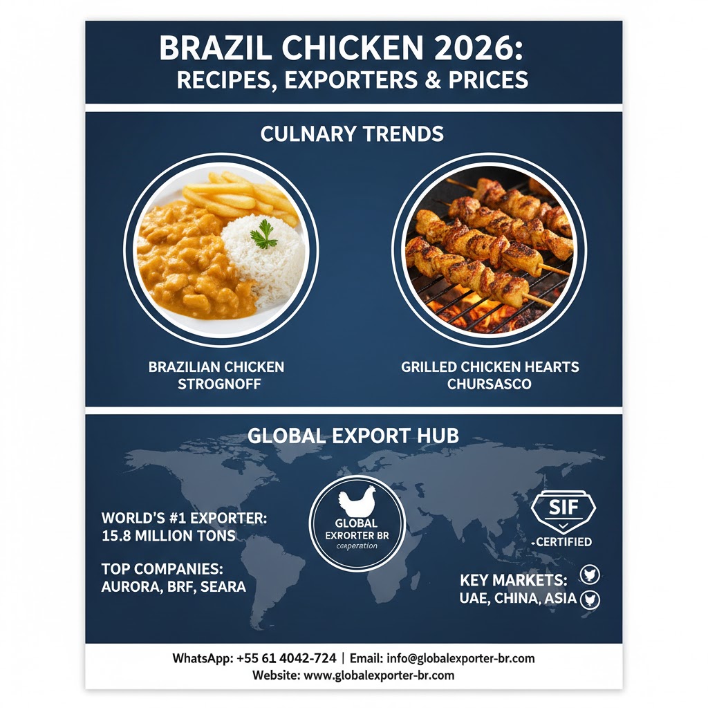2026 Guide to Brazil Chicken: Top Exporters, Market Prices
