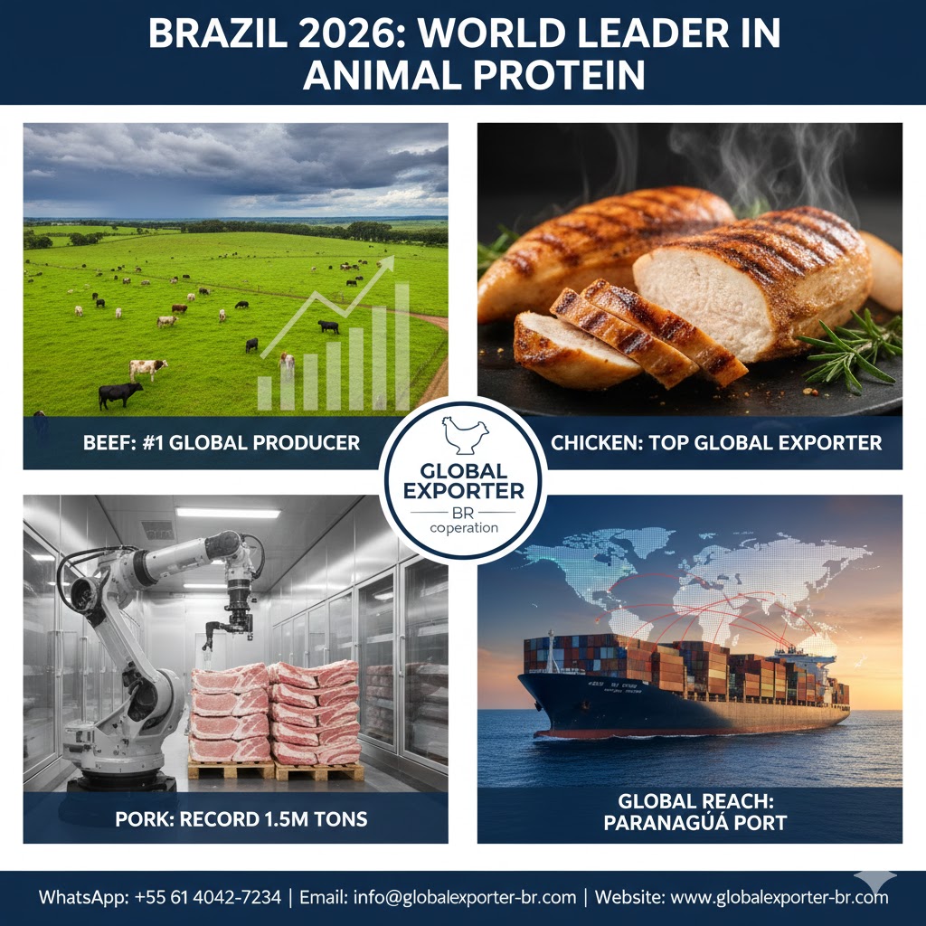 Brazil meat exports 2026