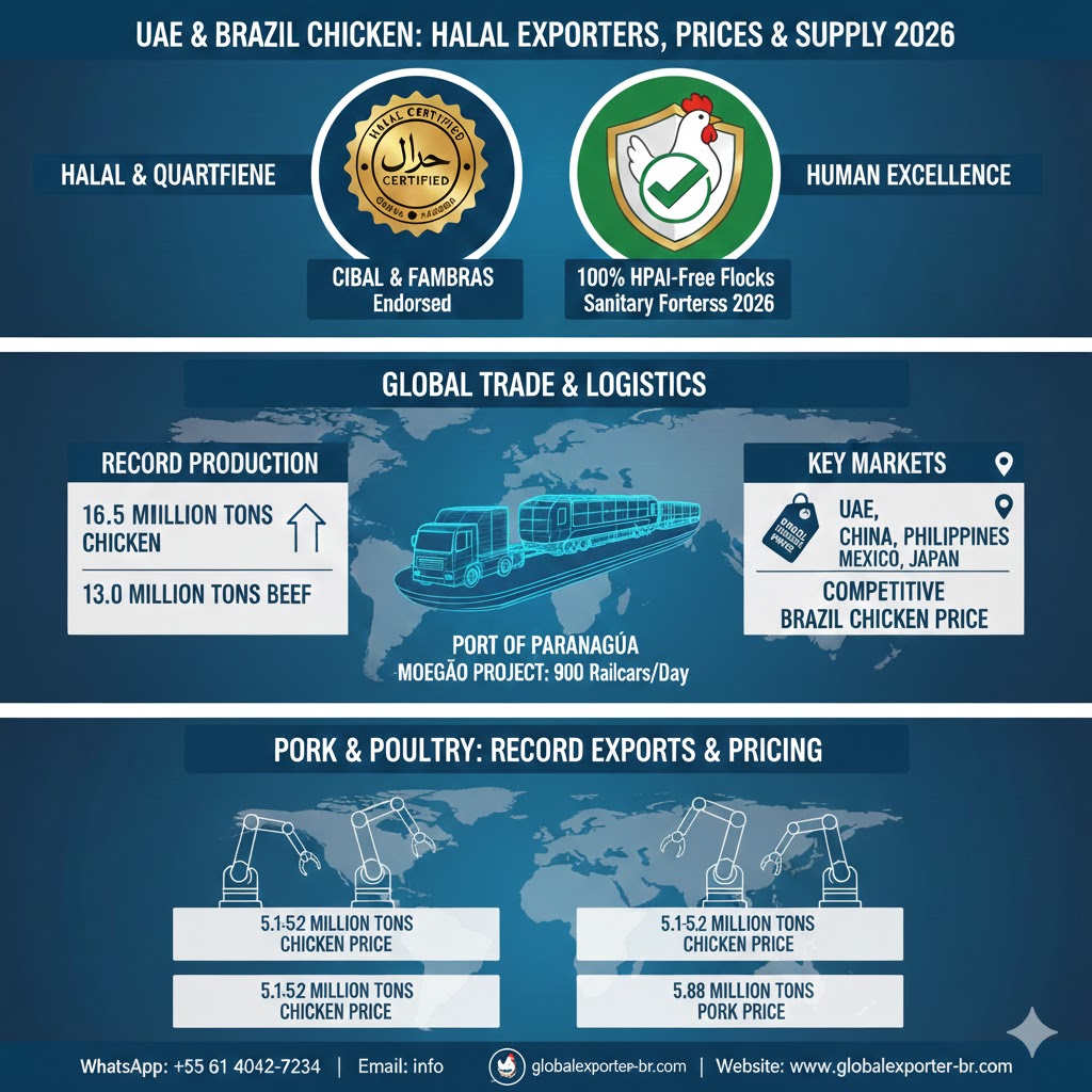 Brazil top chicken exporter 2026
