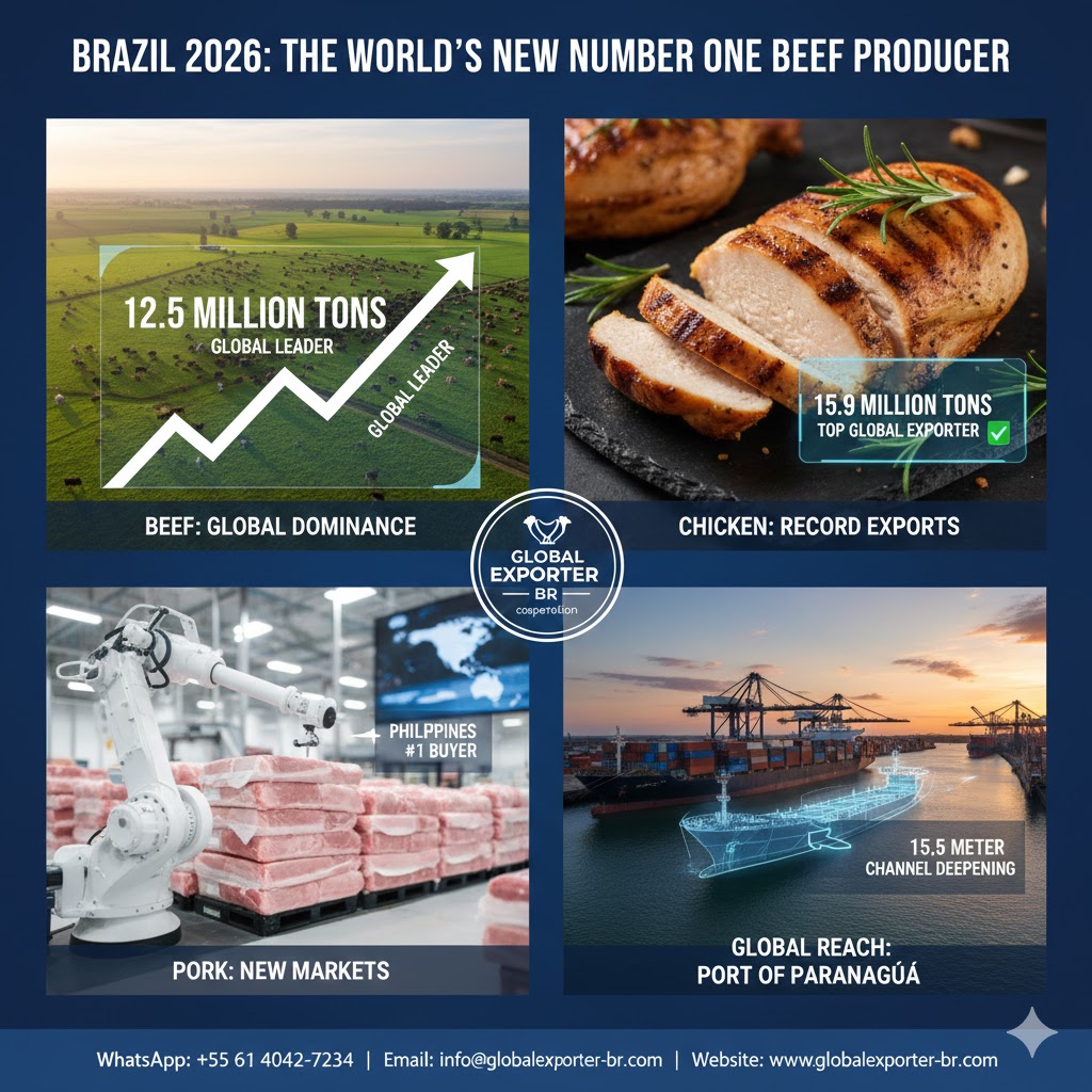 Brazil world top beef producer 2026