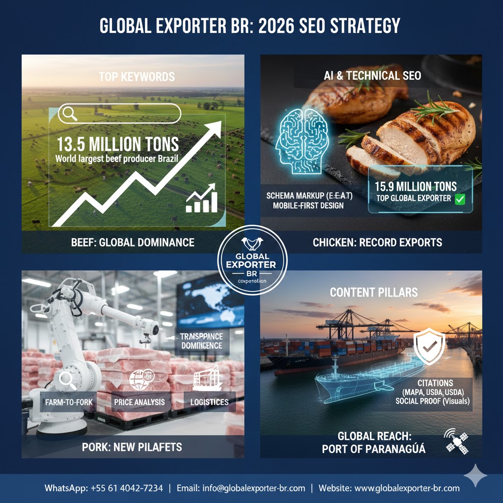 Frozen chicken loading at Port of Paranaguá for Global Exporter BR 2026